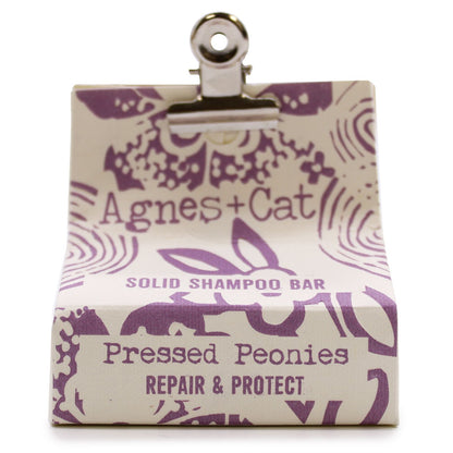 Agnes + Cat Pressed Peonies Solid Shampoo - Vivid Aromas UK