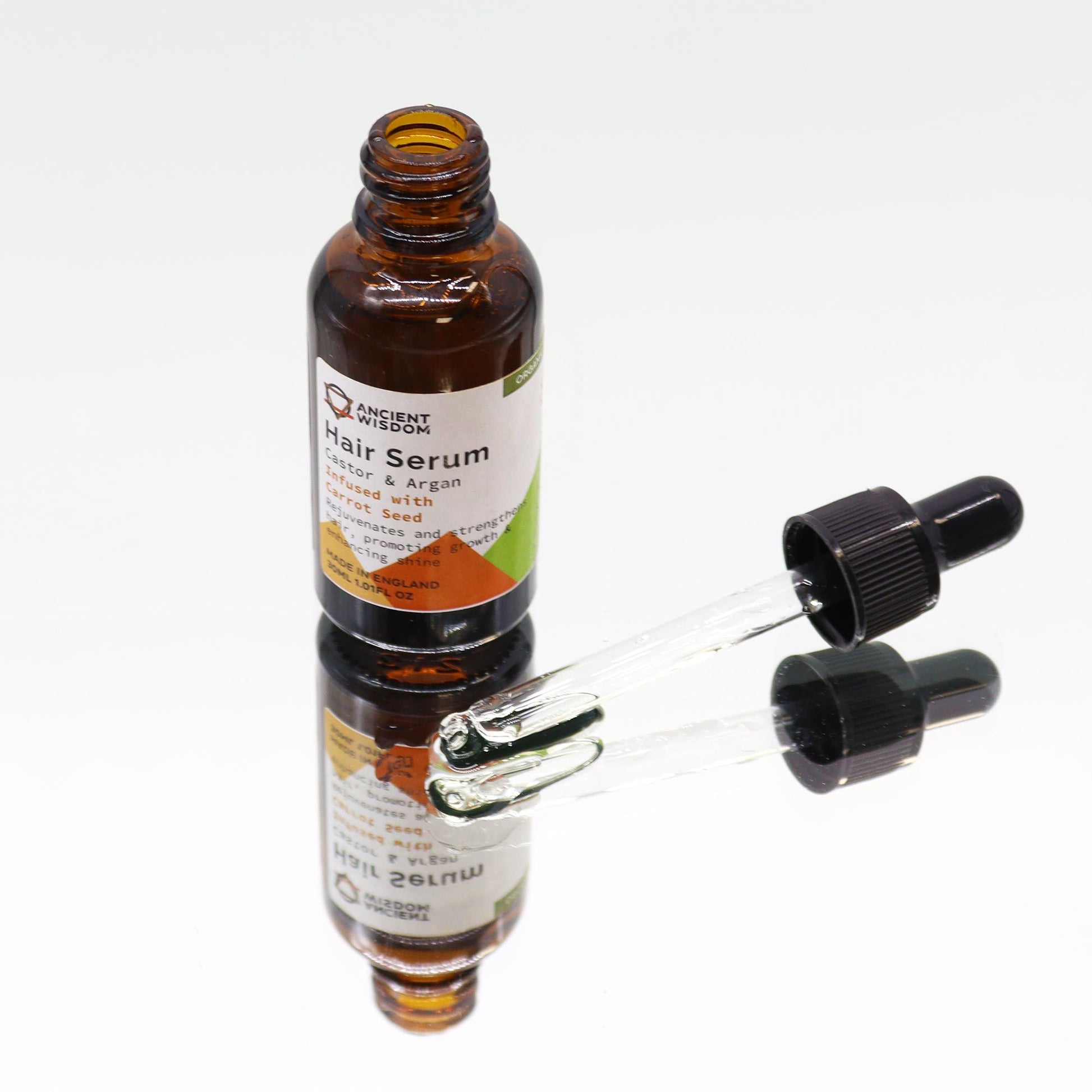 Organic Hair Serum 30ml - Carrot Seed - Vivid Aromas UK