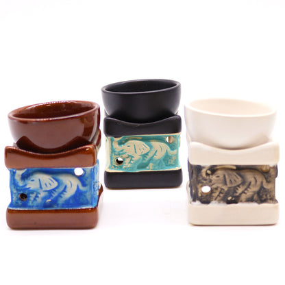 Classic Elephant Oil Burners (aast) - Vivid Aromas UK