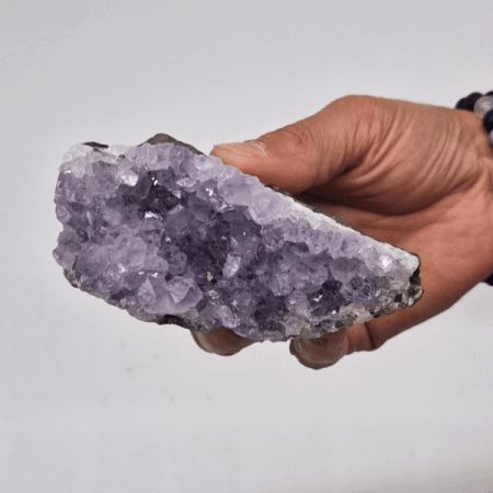 Medium Natural High Grade Amethyst Standing Cluster (approx 350-450gms 7.5-10cm) - Vivid Aromas UK