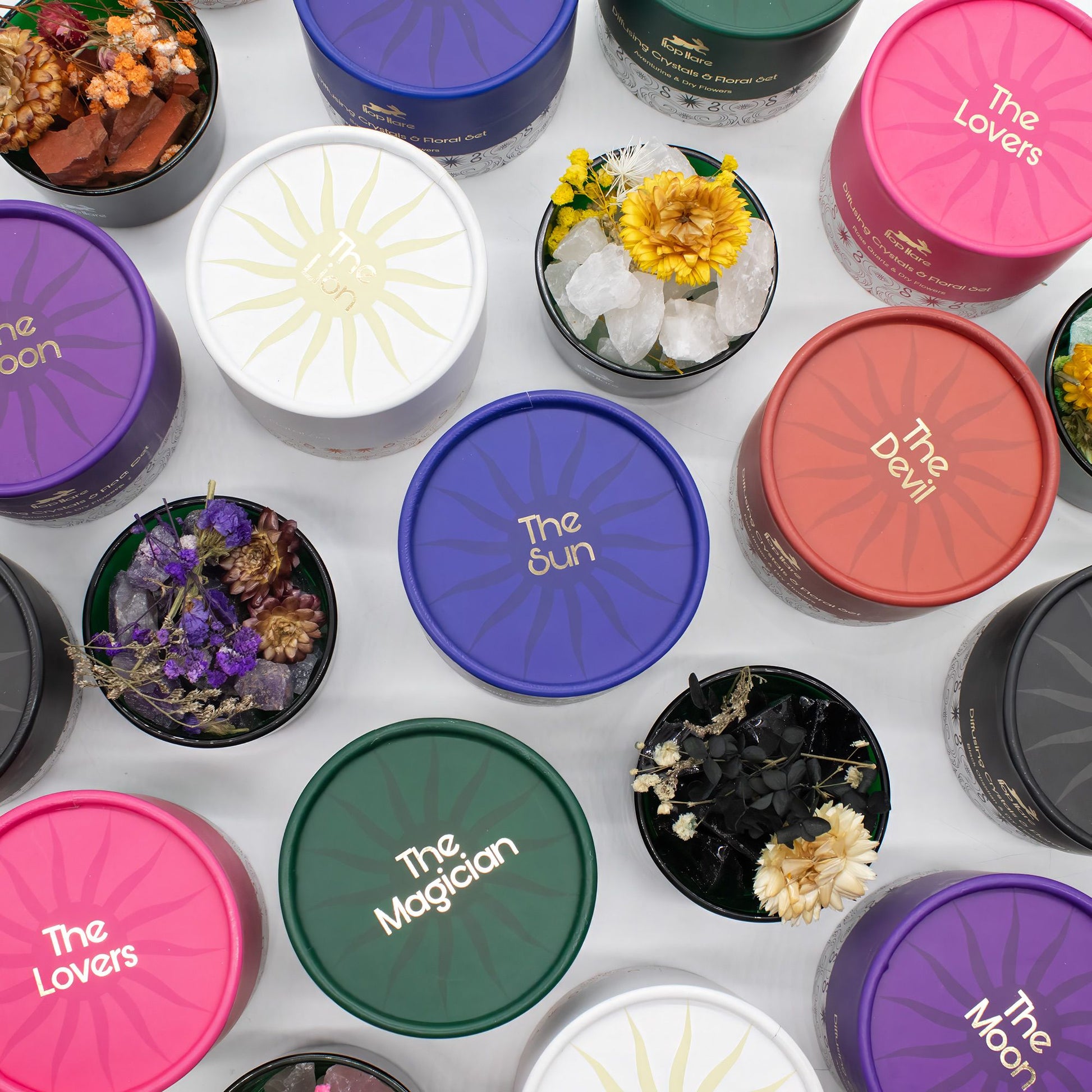 Hop Hare Diffusing Crystals & Floral Set - The Devil - Vivid Aromas UK