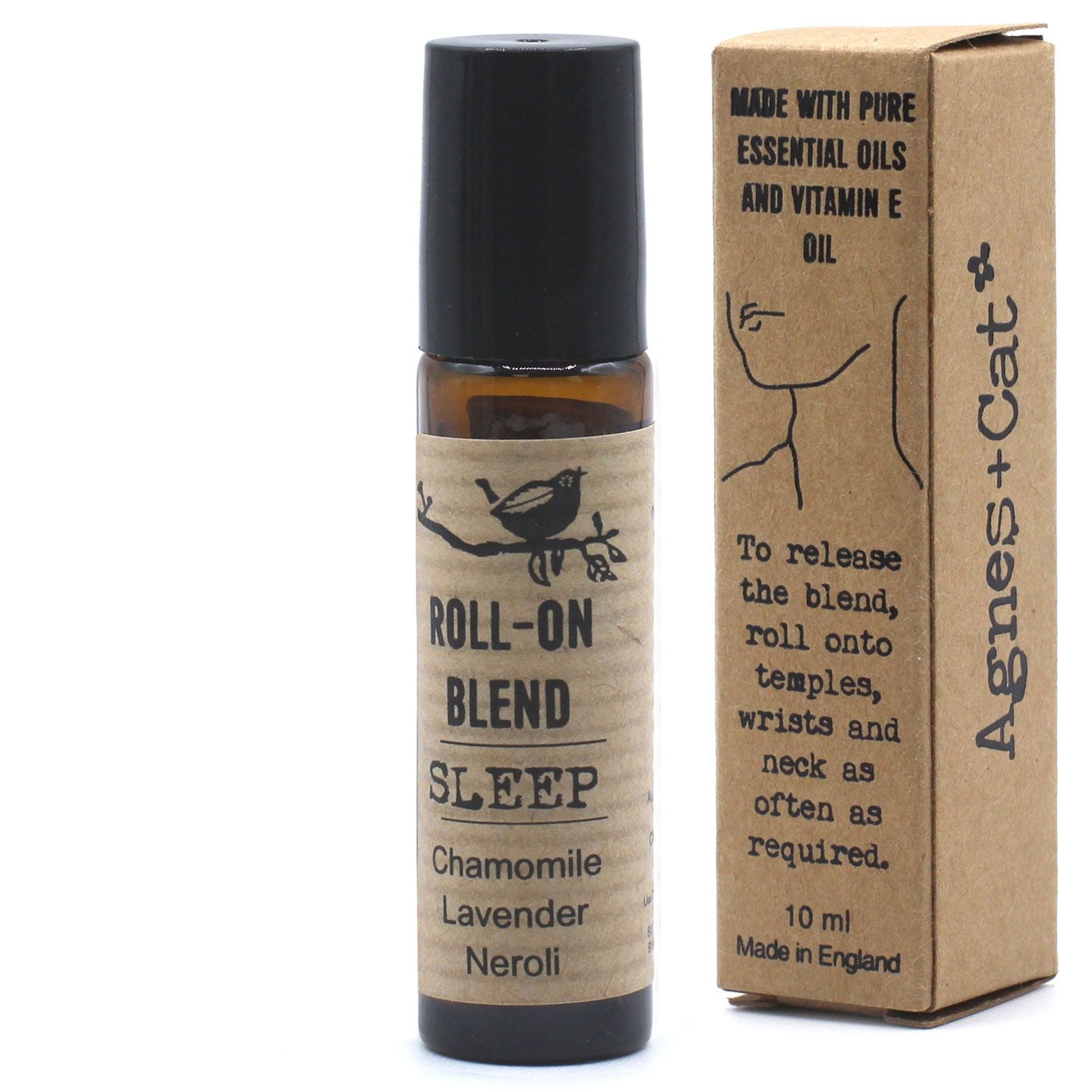 Agnes + Cat Roll On Essential Oil Blend - SLEEP - Vivid Aromas UK