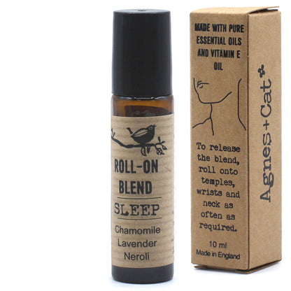 Agnes + Cat Roll On Essential Oil Blend - SLEEP - Vivid Aromas UK