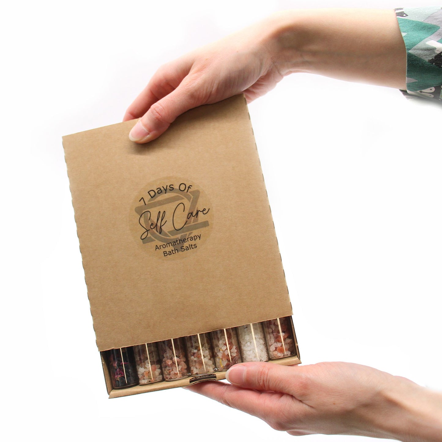 Bath Salts in Vials - Gift Pack of 7 - Vivid Aromas UK