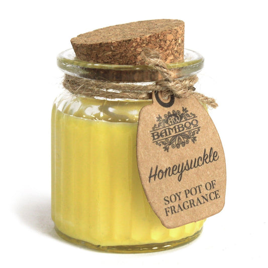 Honeysuckle Soy Pot of Fragrance Candles - Vivid Aromas UK