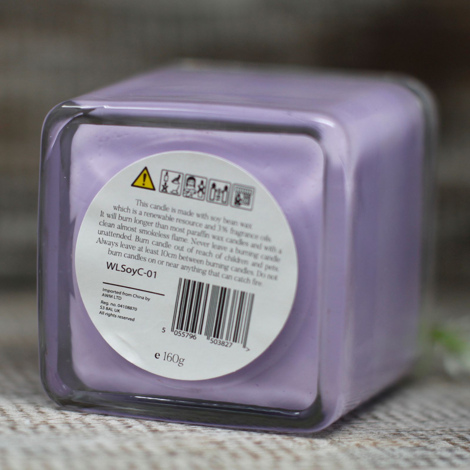 White Label Soy Wax Jar Candle - Pomegranate & Orange - Vivid Aromas UK