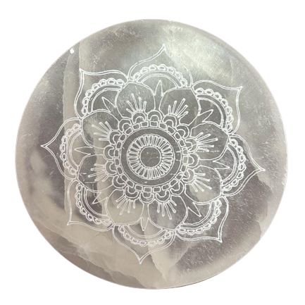 Small Charging Plate 8cm - Mandala Design - Vivid Aromas UK