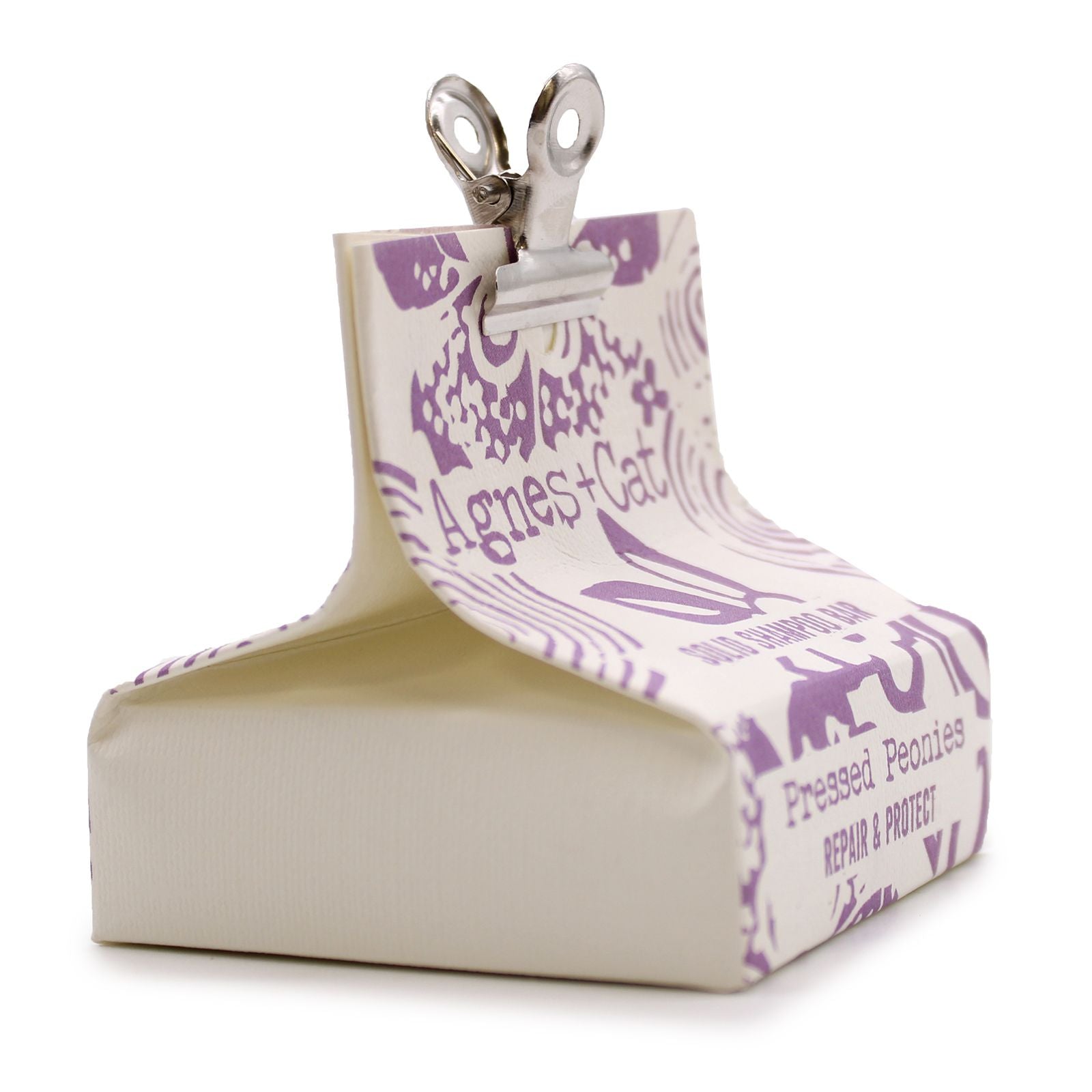 Agnes + Cat Pressed Peonies Solid Shampoo - Vivid Aromas UK