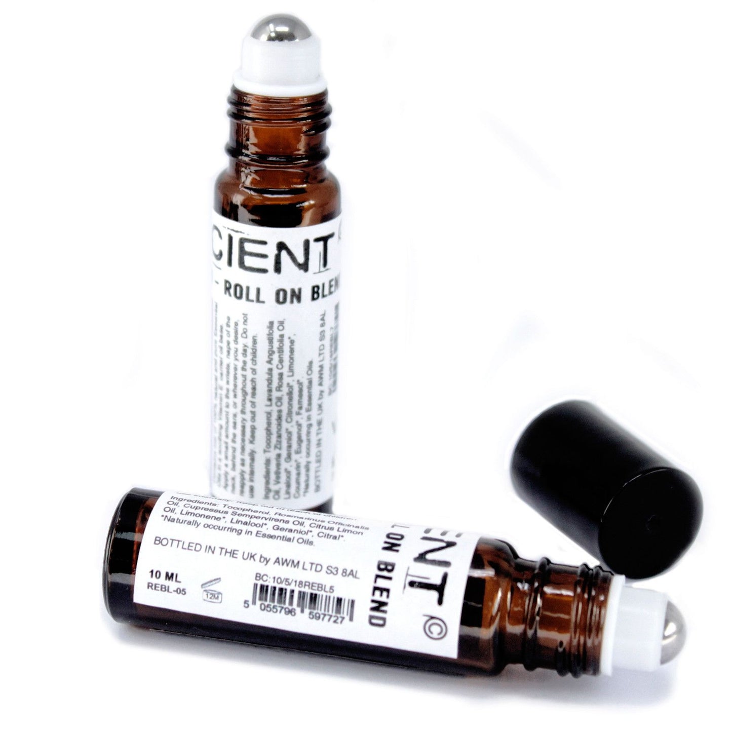 10ml Roll On Essential Oil Blend - Wake up! - Vivid Aromas UK