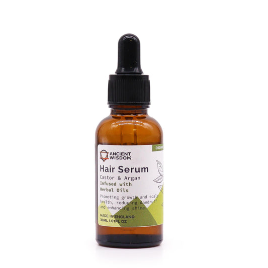 Organic Hair Serum 30ml - Herbal - Vivid Aromas UK