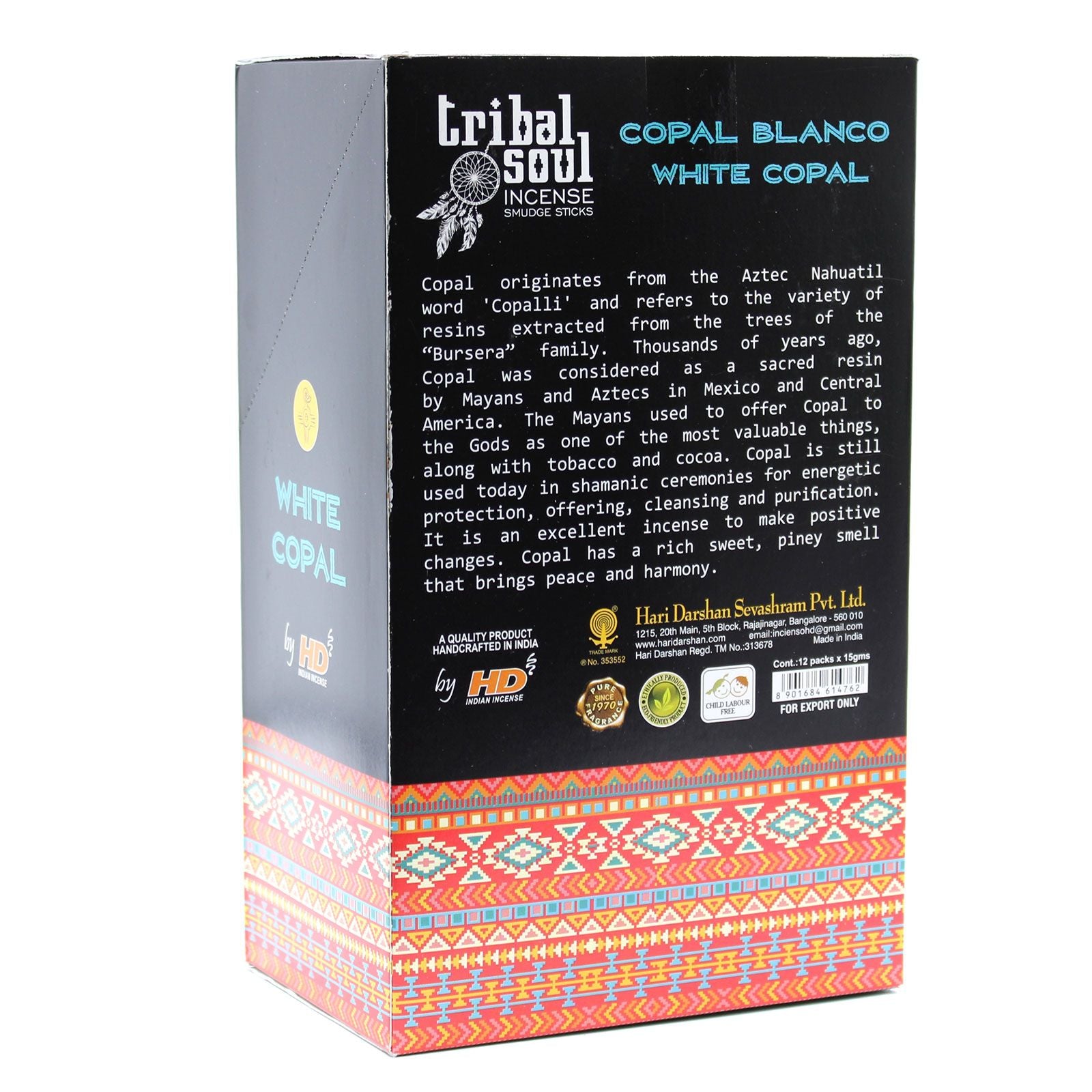 Tribal Soul Incense Sticks - White Copal - Vivid Aromas UK