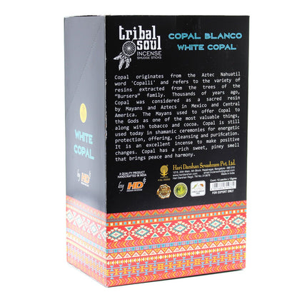 Tribal Soul Incense Sticks - White Copal - Vivid Aromas UK