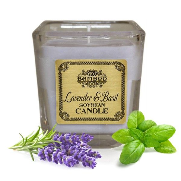 Soybean Jar Candles - Lavender & Basil - Vivid Aromas UK