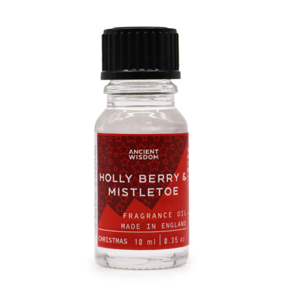 Holly Berry & Mistletoe Fragrance Oil 10ml - Vivid Aromas UK