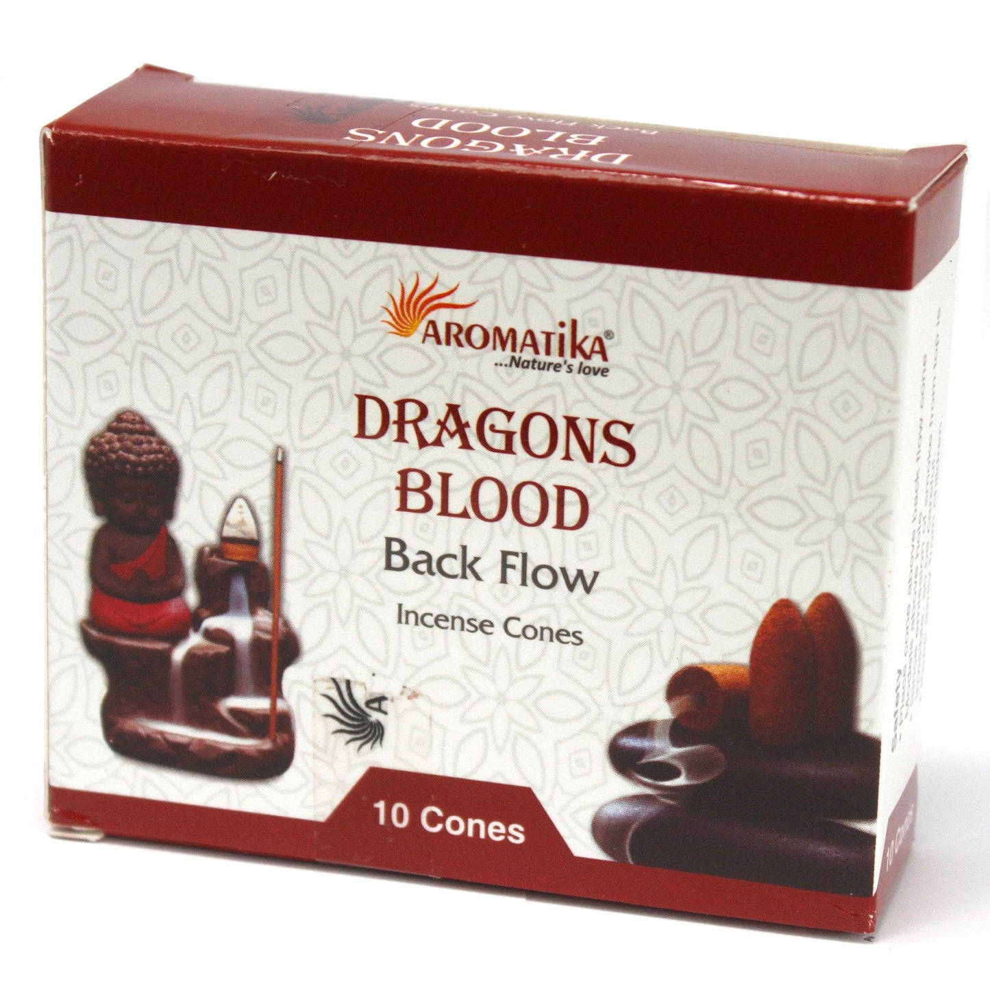 Aromatica Backflow Incense Cones - Dragons Blood - Vivid Aromas UK