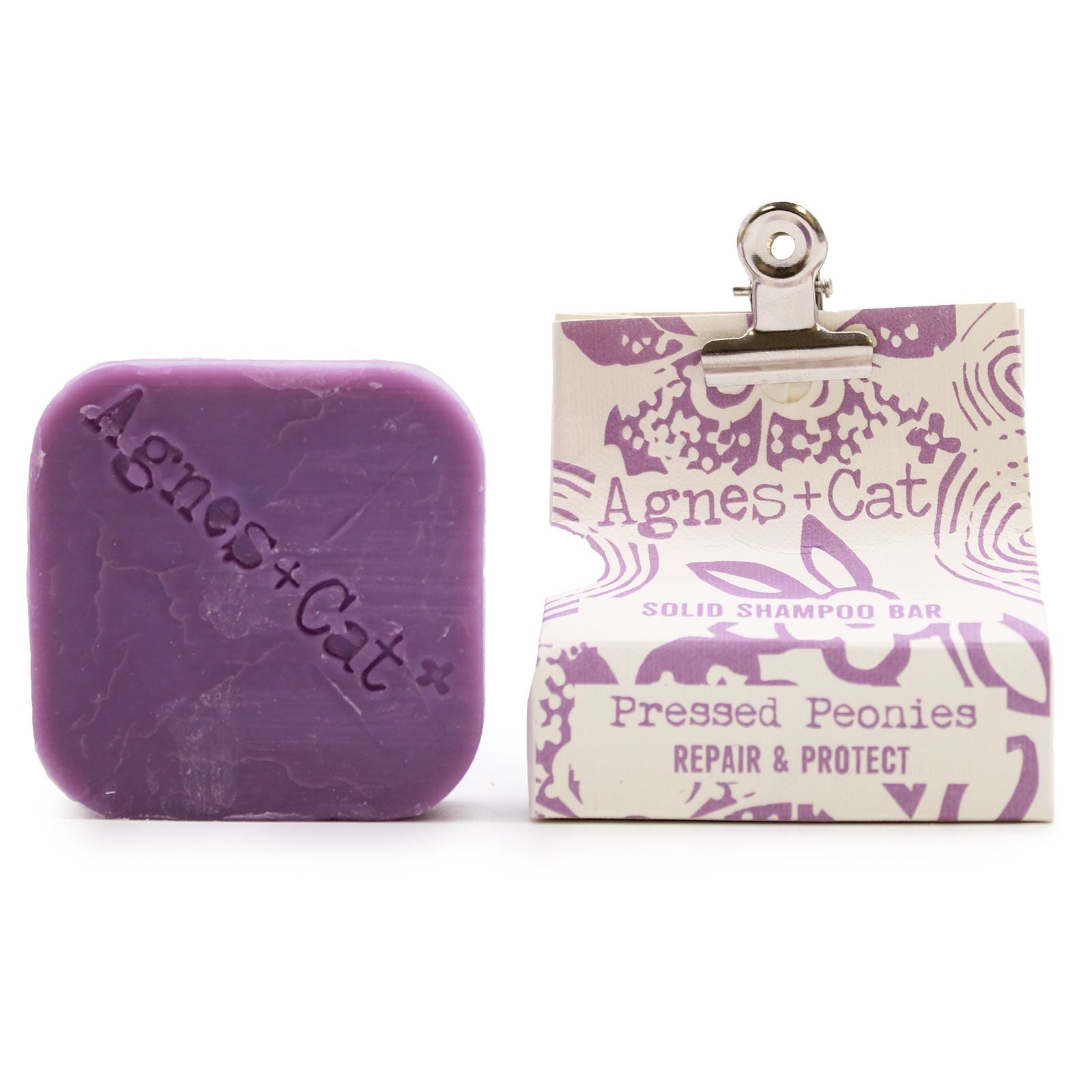 Agnes + Cat Pressed Peonies Solid Shampoo - Vivid Aromas UK
