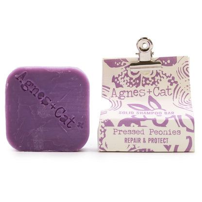 Agnes + Cat Pressed Peonies Solid Shampoo - Vivid Aromas UK