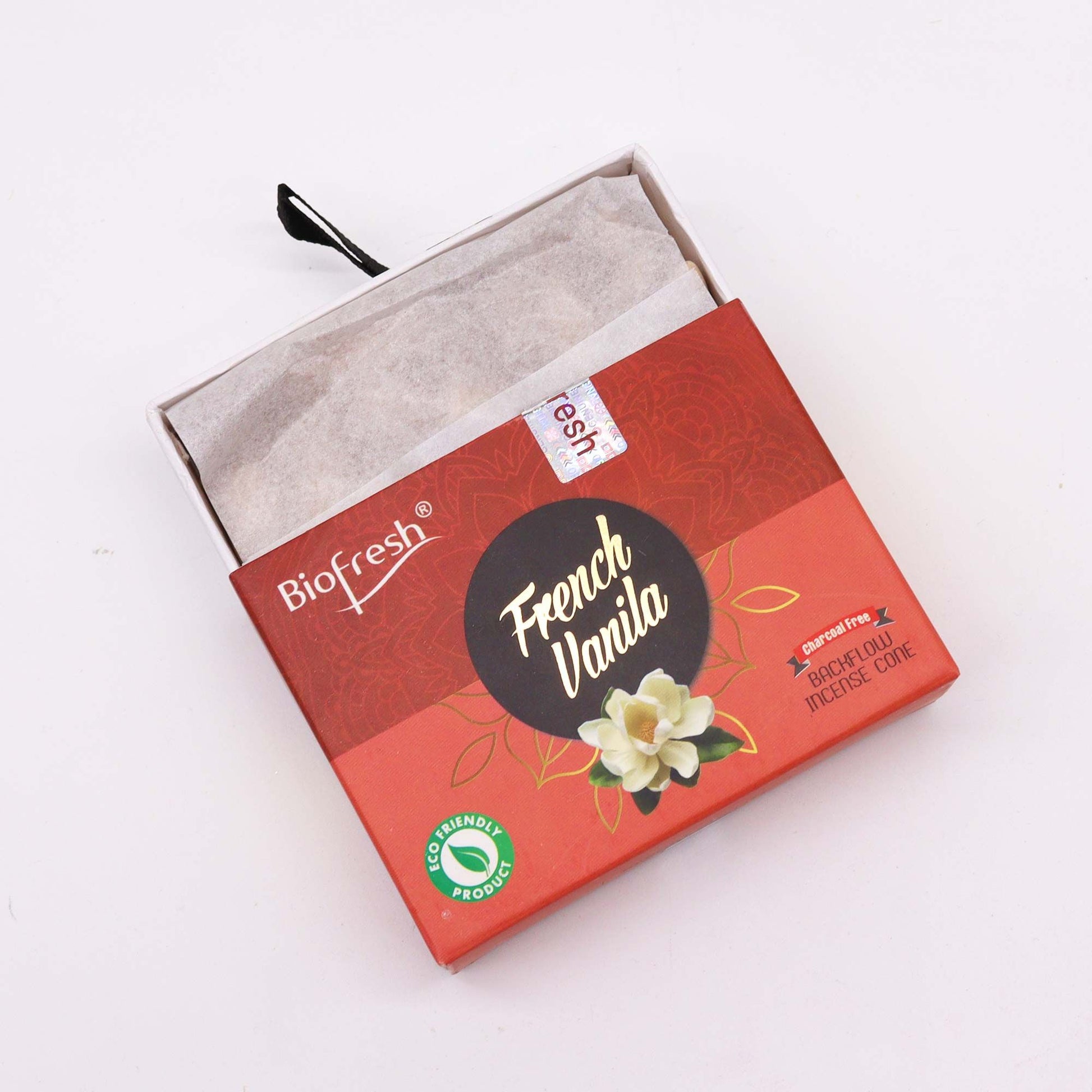 Biofresh Backflow Incense Cones - French Vanilla - Vivid Aromas UK