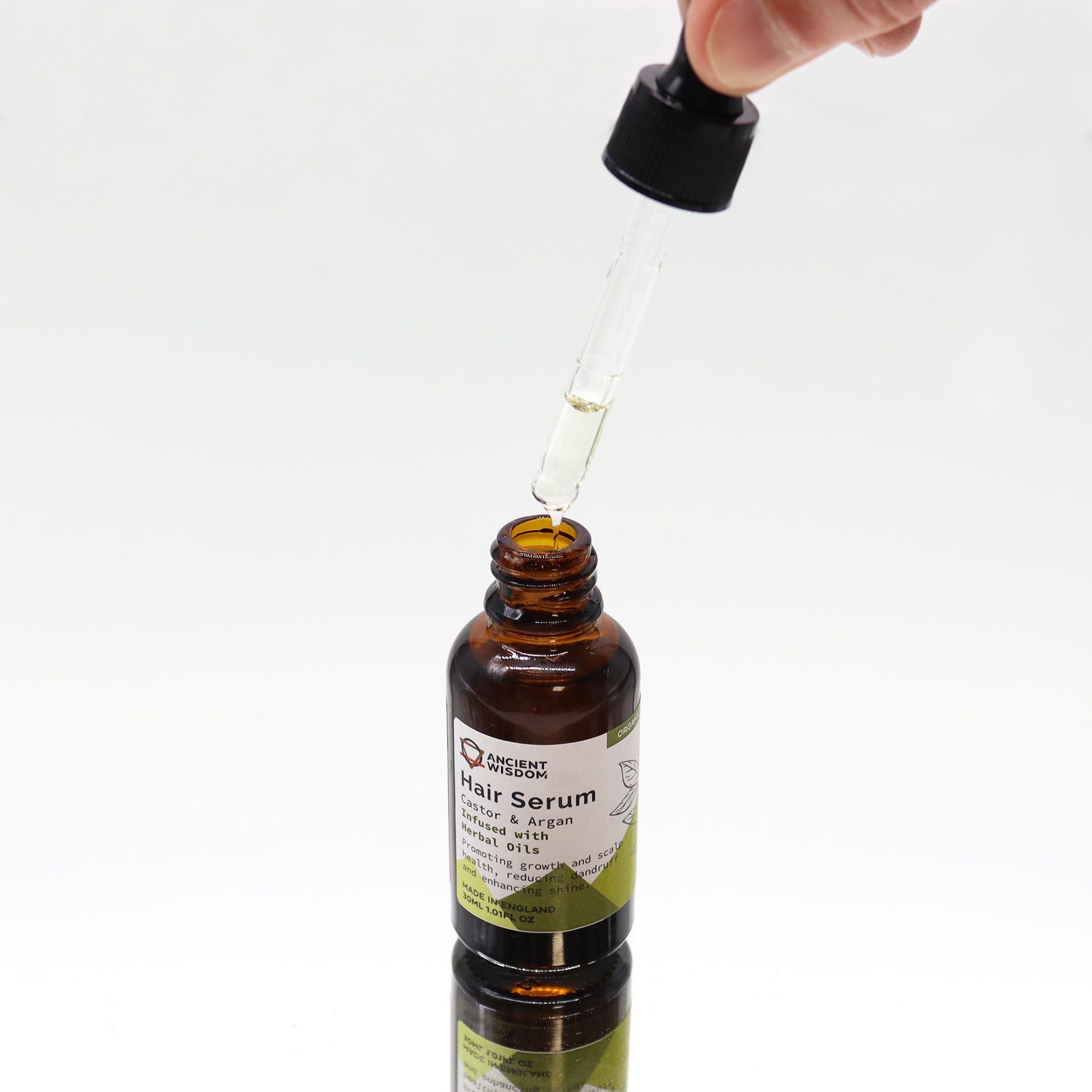 Organic Hair Serum 30ml - Herbal - Vivid Aromas UK