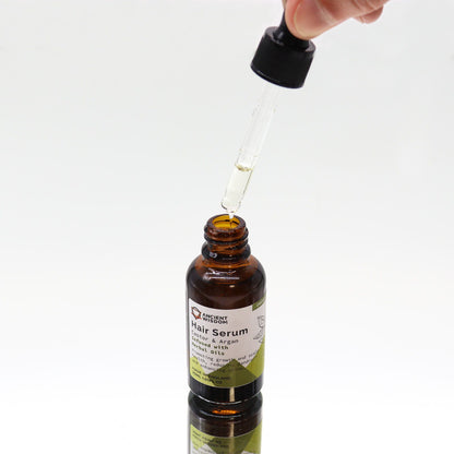 Organic Hair Serum 30ml - Herbal - Vivid Aromas UK