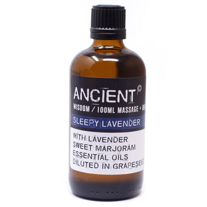 Sleepy Lavender Massage Oil - 100ml - Vivid Aromas UK