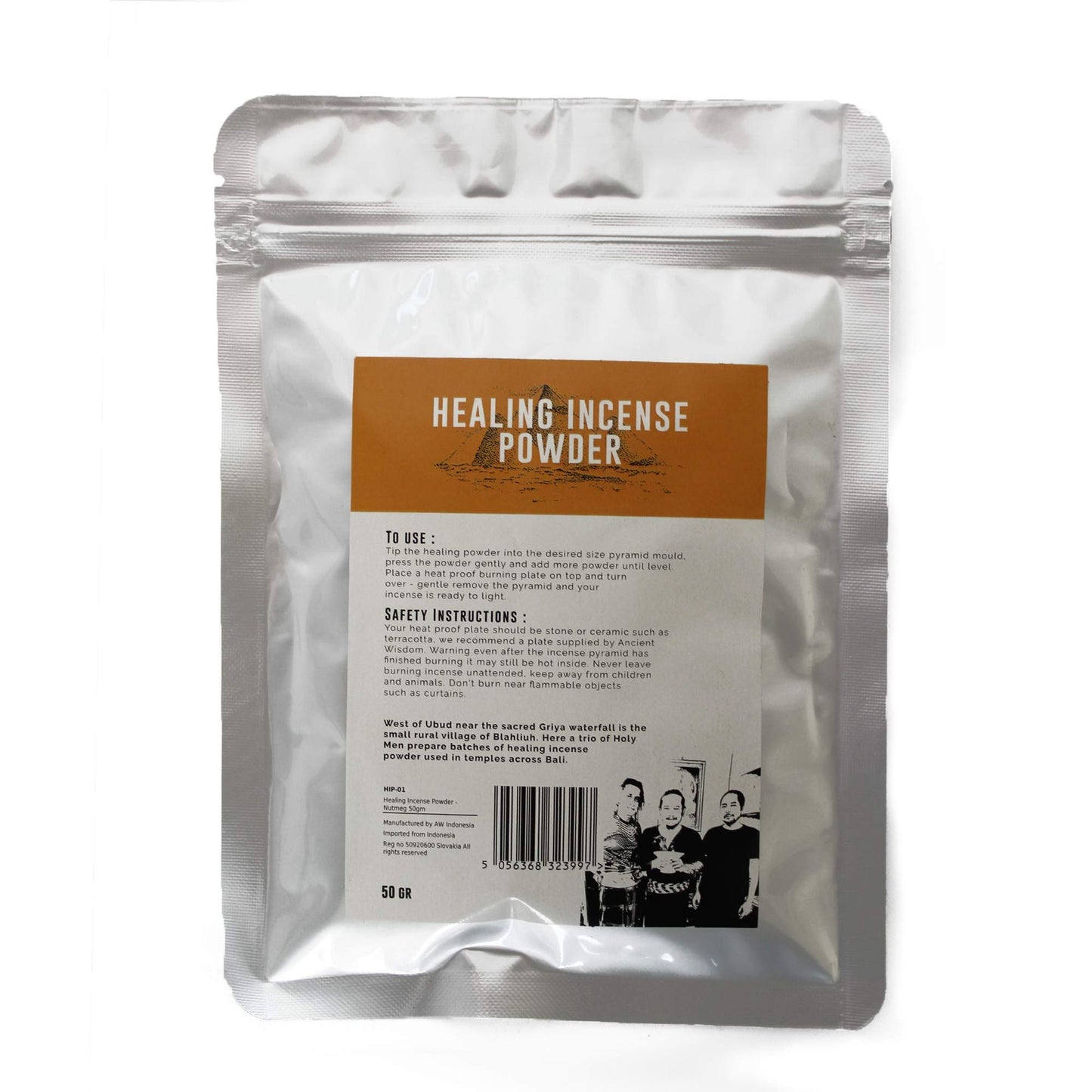 Healing Incense Powder - Nutmeg 50gm - Vivid Aromas UK