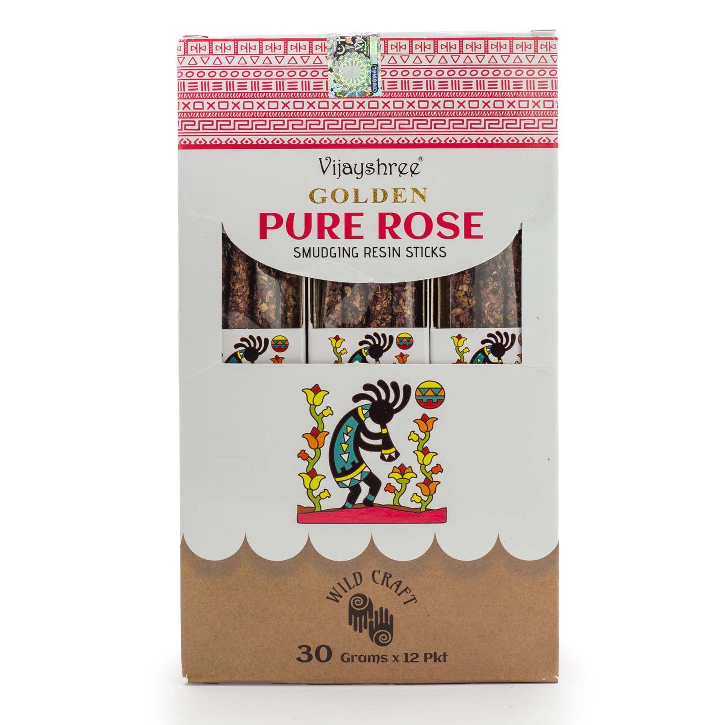 Golden Pure Rose Smudging Resin Sticks – 30g - Vivid Aromas UK