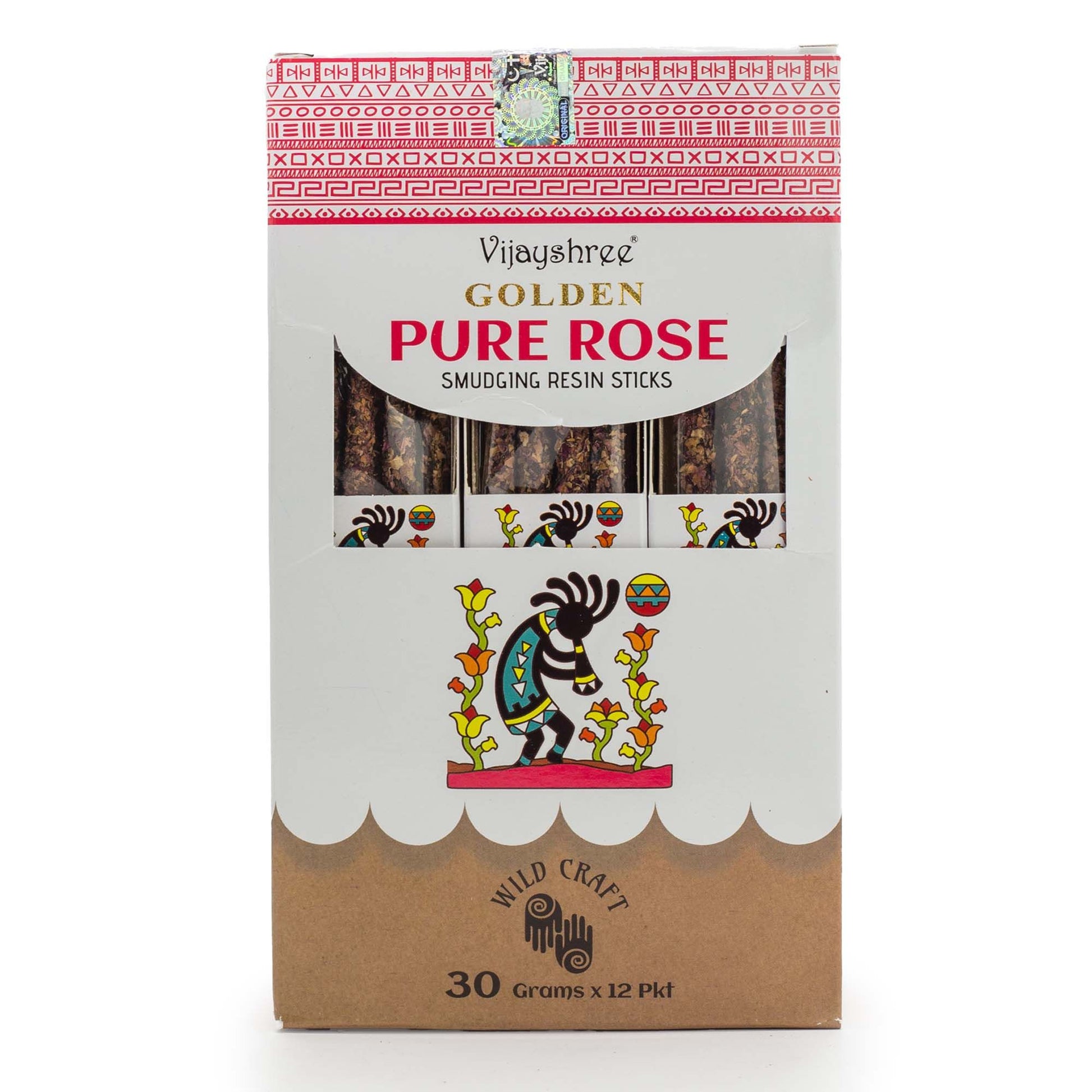 Golden Pure Rose Smudging Resin Sticks – 30g - Vivid Aromas UK