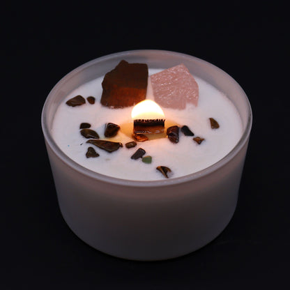 Chakra Crystal Candles - Sacred Chakra - Vivid Aromas UK