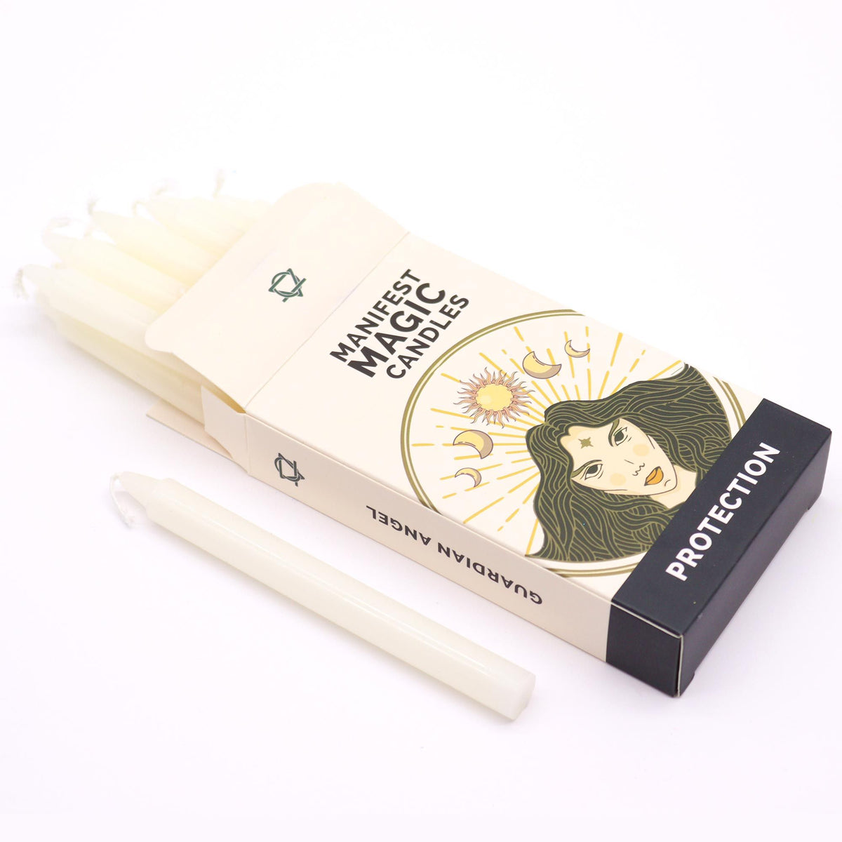 Manifest Magic Candles (pack of 12) - Ivory - Vivid Aromas UK