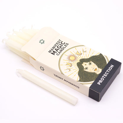 Manifest Magic Candles (pack of 12) - Ivory - Vivid Aromas UK