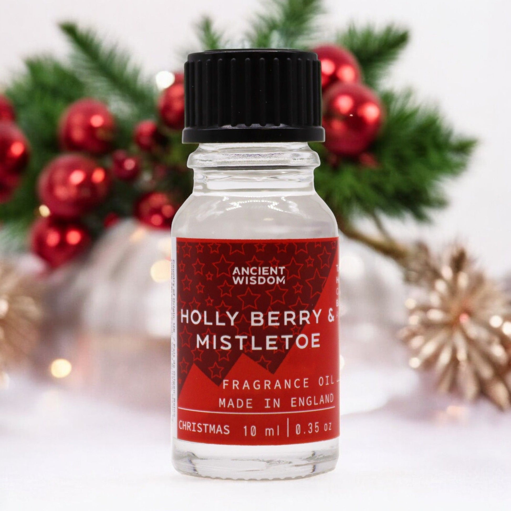 Holly Berry & Mistletoe Fragrance Oil 10ml - Vivid Aromas UK