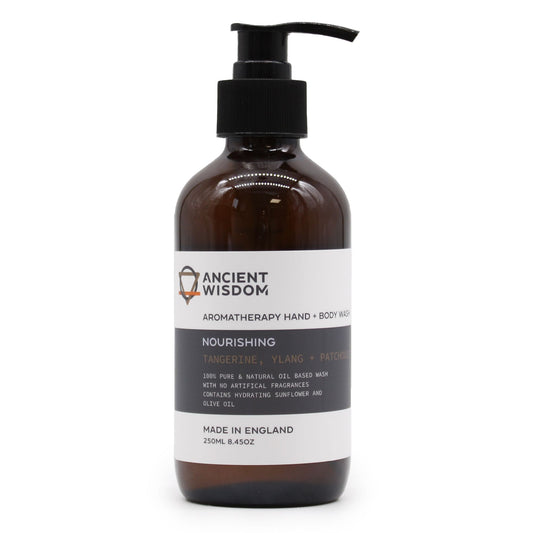 Tangerine, Ylang & Patchouli Hand & Body Wash 250ml - Vivid Aromas UK