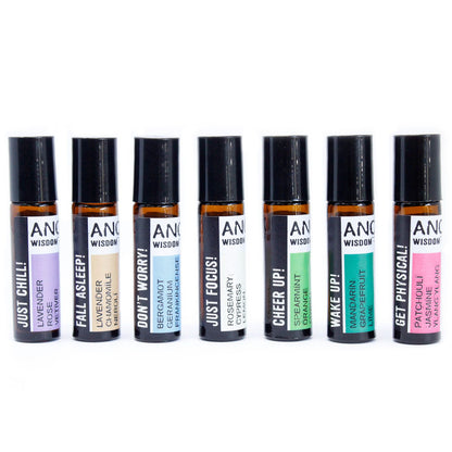 10ml Roll On Essential Oil Blend - Wake up! - Vivid Aromas UK