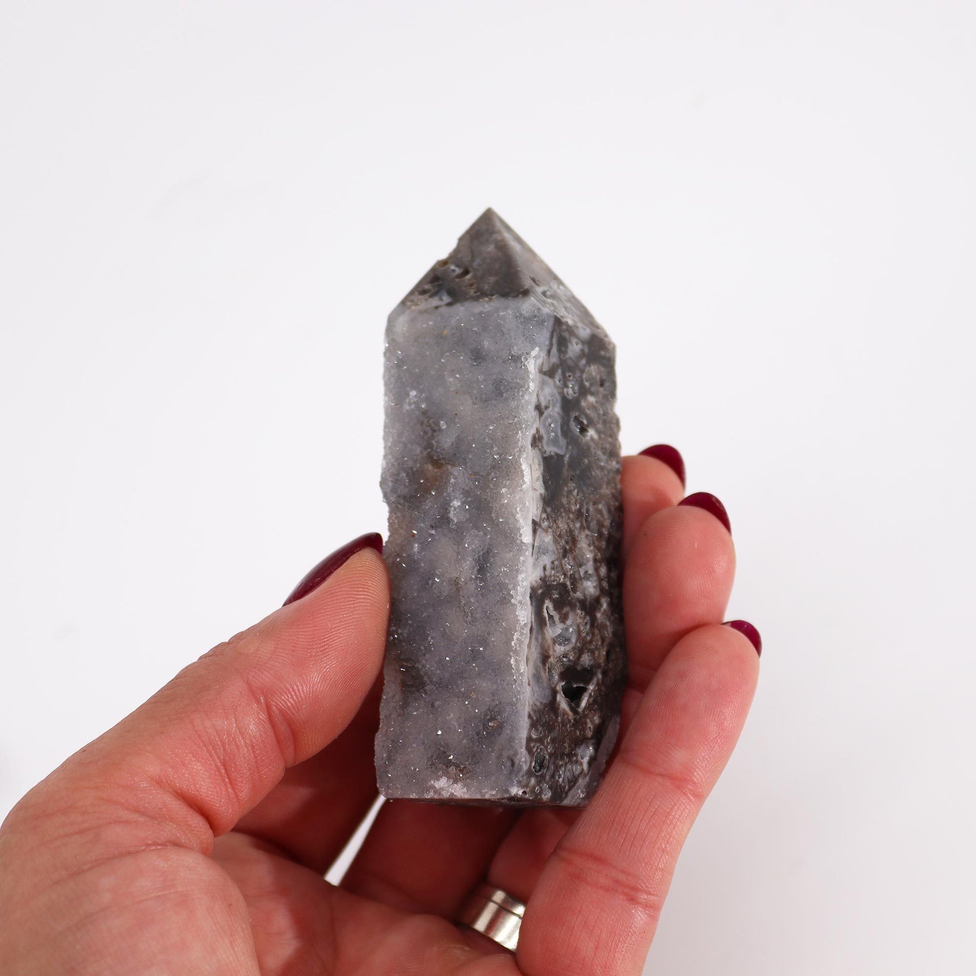 Calcite Side Polish Tower - Vivid Aromas UK