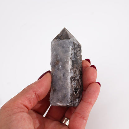 Calcite Side Polish Tower - Vivid Aromas UK