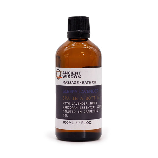 Sleepy Lavender Massage Oil - 100ml - Vivid Aromas UK