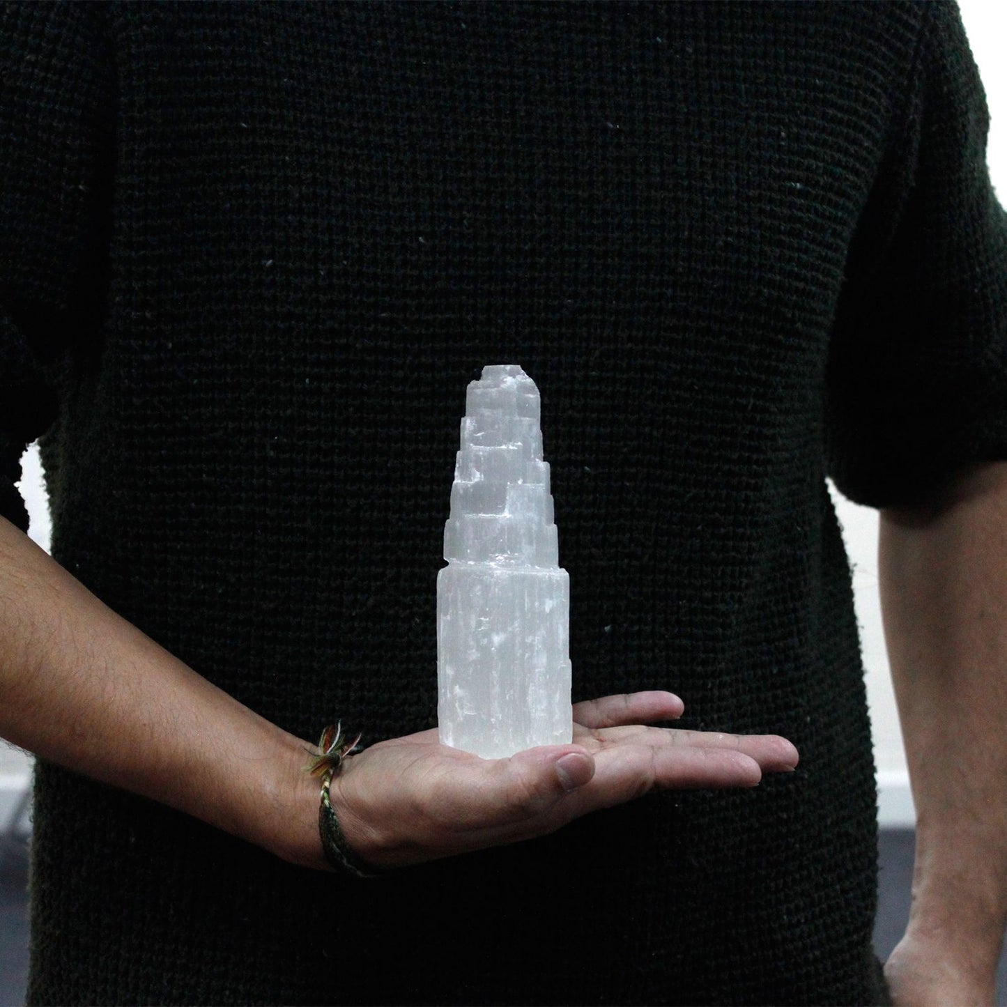 Natiural Selenite Tower - 15 cm - Vivid Aromas UK
