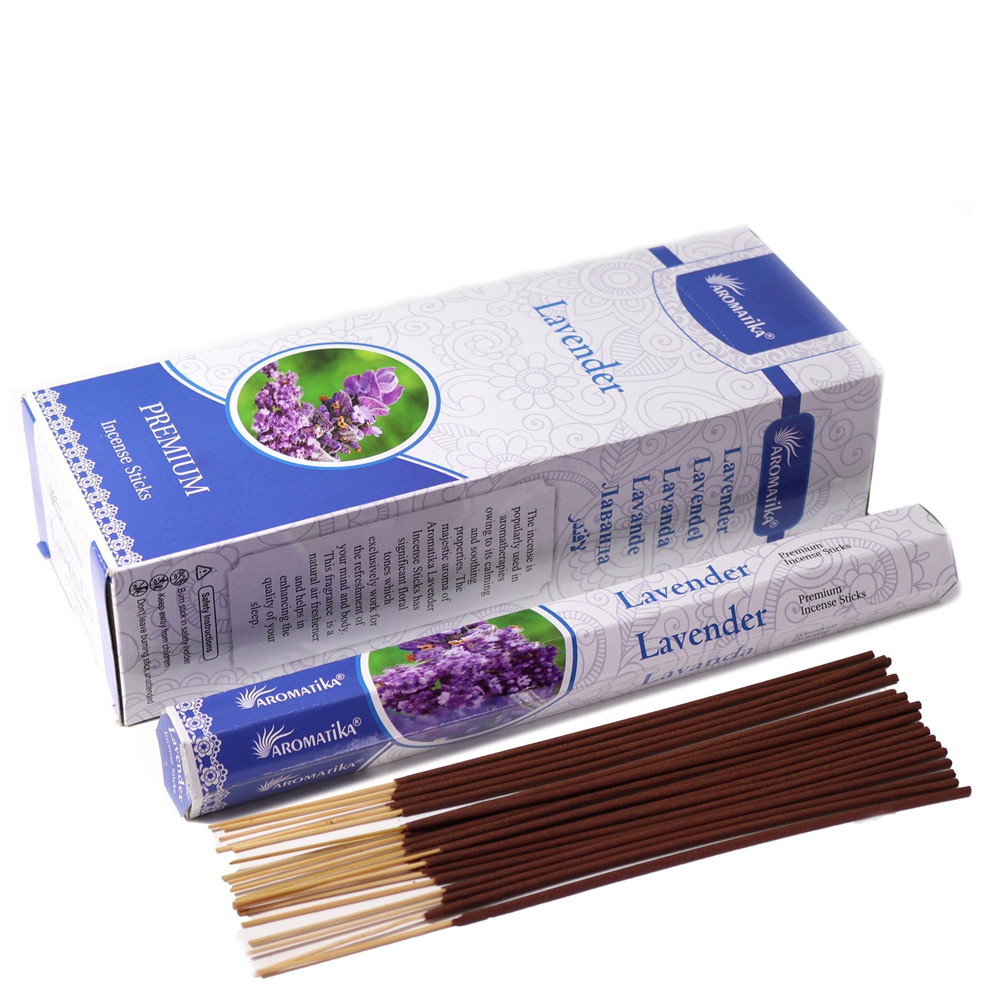 Aromatika Charcoal Free Hex Incense - Lavender - Vivid Aromas UK