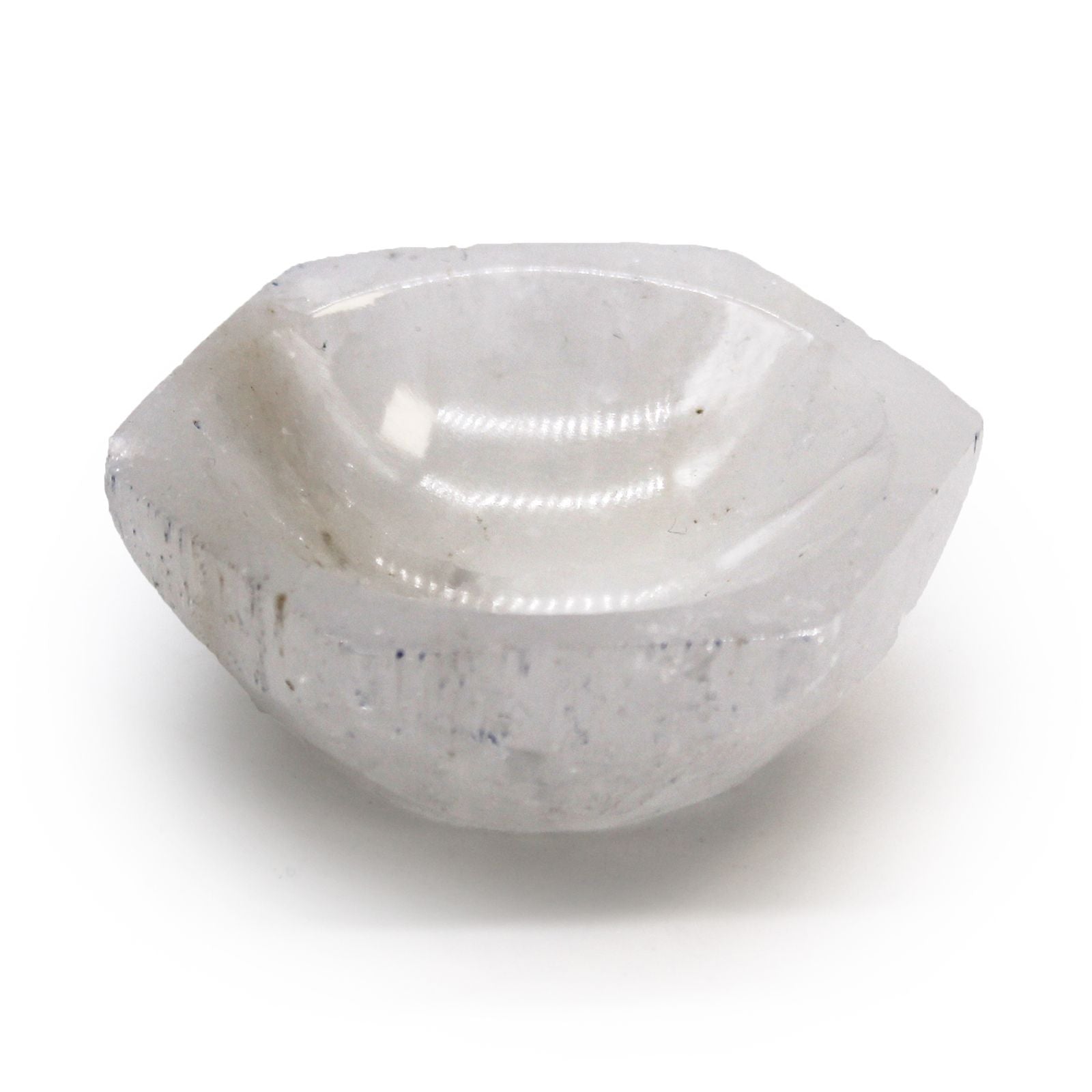 Selenite Hex Bowl - 6cm - Vivid Aromas UK