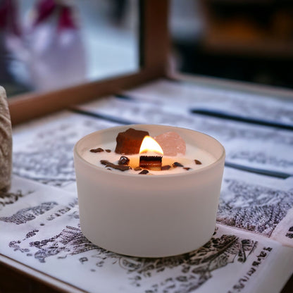 Chakra Crystal Candles - Sacred Chakra - Vivid Aromas UK