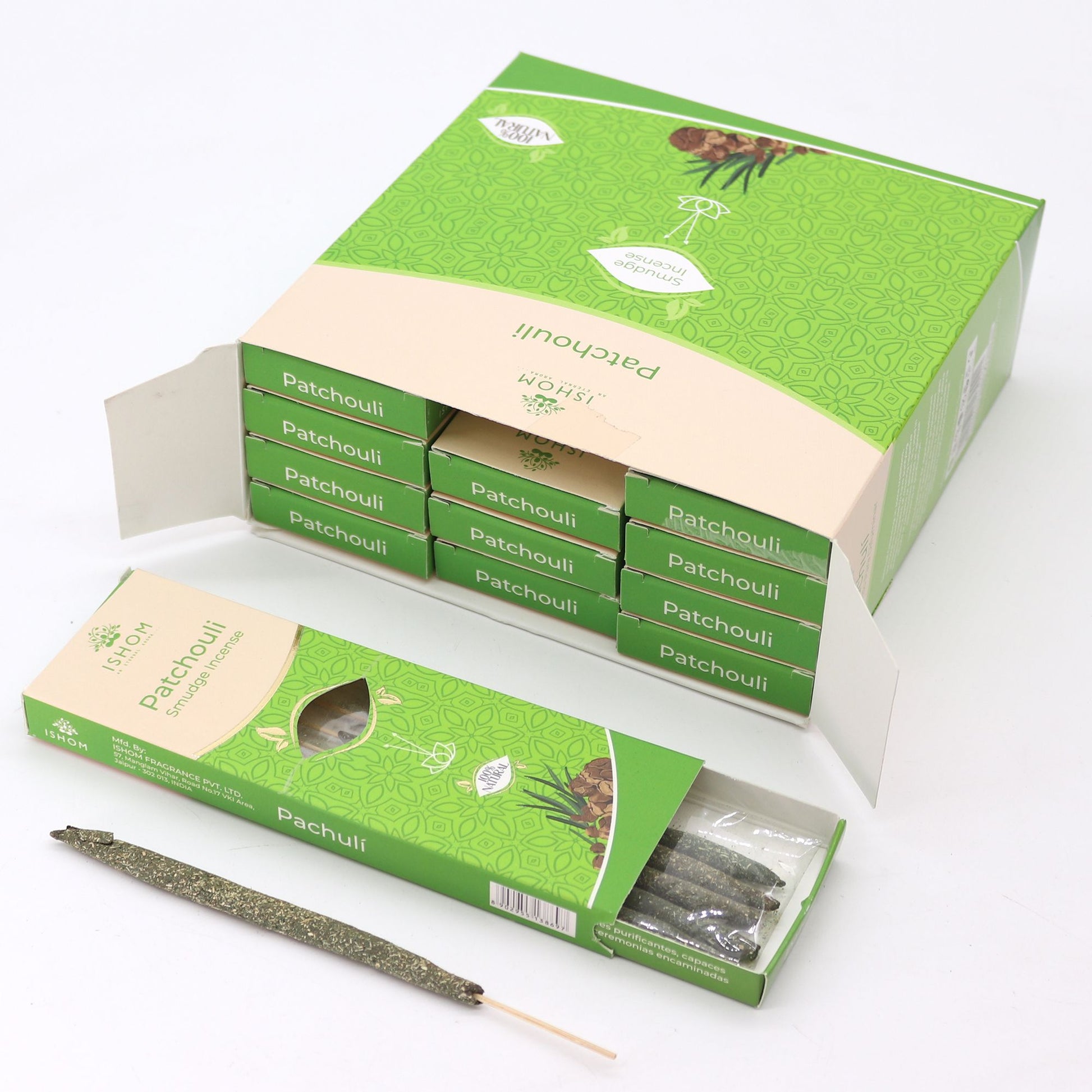 Ishom Smudge Incense - Patchouli - Vivid Aromas UK