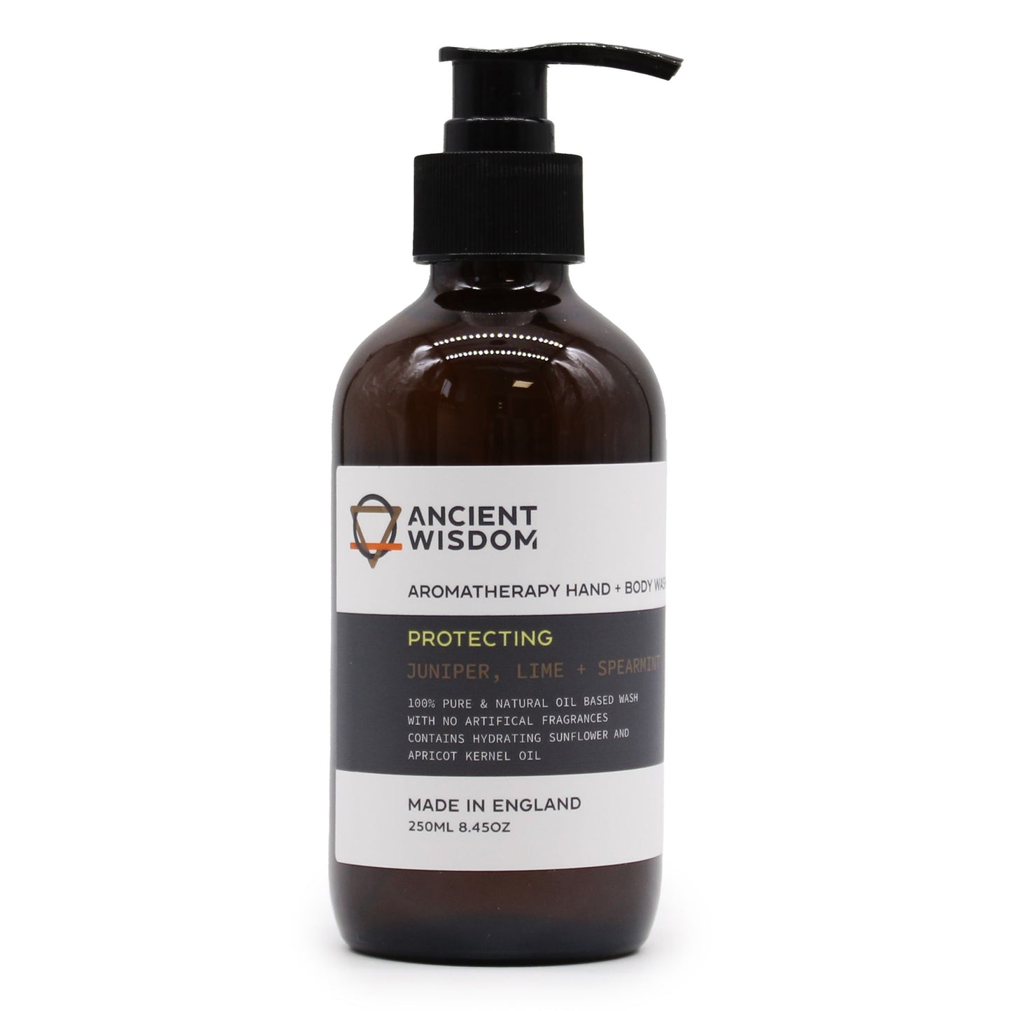 Juniper, Lime & Spearmint Hand & Body Wash 250ml - Vivid Aromas UK