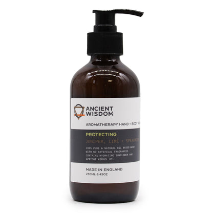Juniper, Lime & Spearmint Hand & Body Wash 250ml - Vivid Aromas UK
