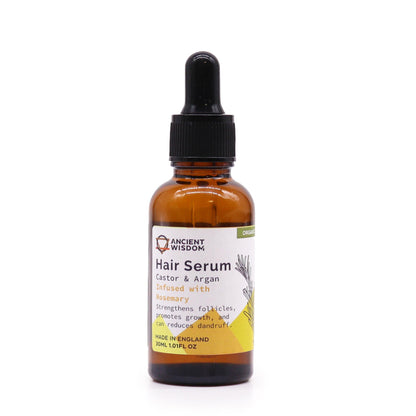 Organic Hair Serum 30ml - Rosemary - Vivid Aromas UK