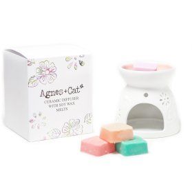 Wax Melter with Four Soy Wax Melts - Vivid Aromas UK