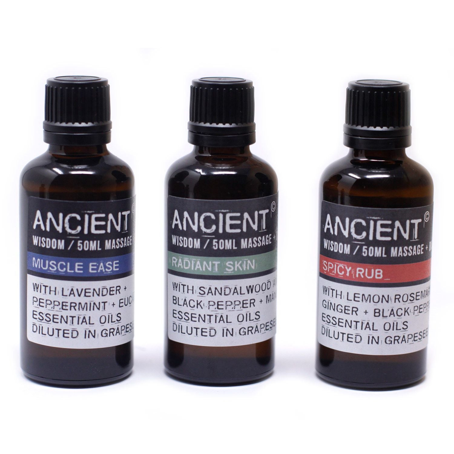 Warm & Uplifting Massage Oil - 50ml - Vivid Aromas UK
