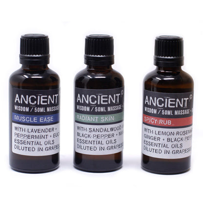 Warm & Uplifting Massage Oil - 50ml - Vivid Aromas UK