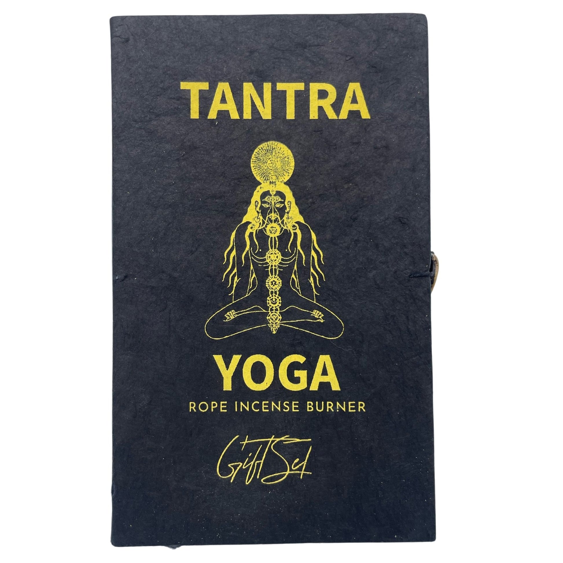 Rope Incense and Silver Plated Holder Set - Tantra Yoga - Vivid Aromas UK