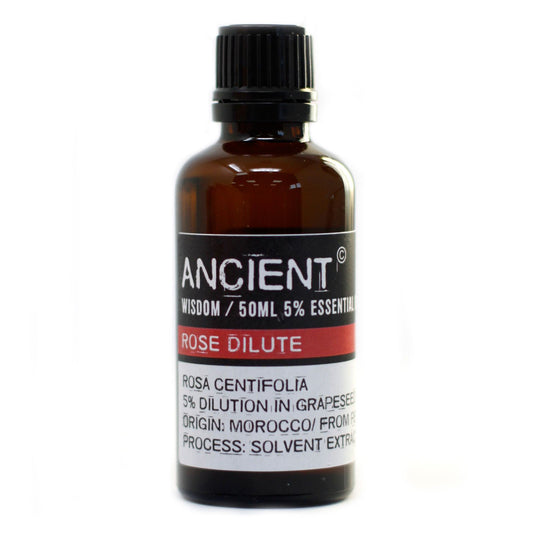 Rose Dilute Essential Oil 5% 50ml - Vivid Aromas UK